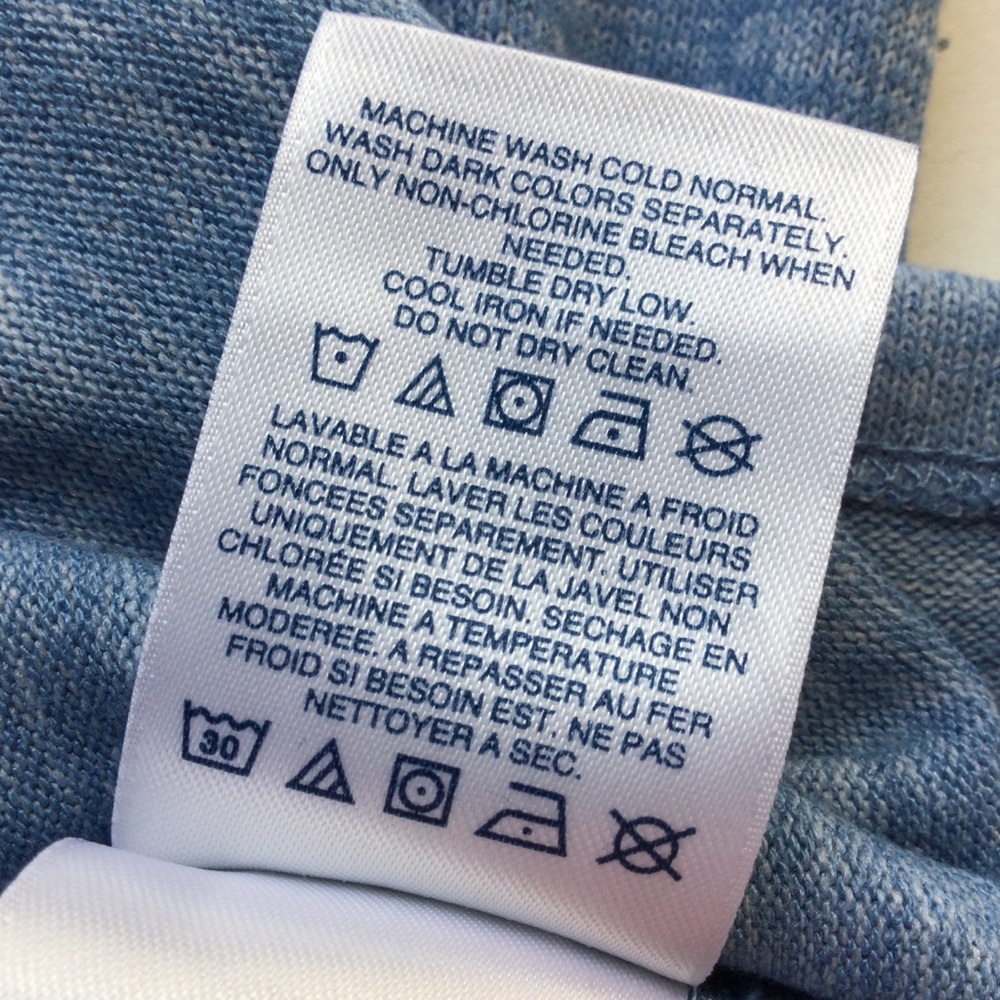 Lands’ End light blue mock neck tunic 1X - Picture 5 of 8